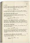 Moe Howard's 25pp. Script Dated May 1950 for The Stooges Film ''Don't Throw That Knife'', Working Title ''Noncensus Takers'' -- With Extra Page of Script Revisions & Call Sheet -- Very Good Plus